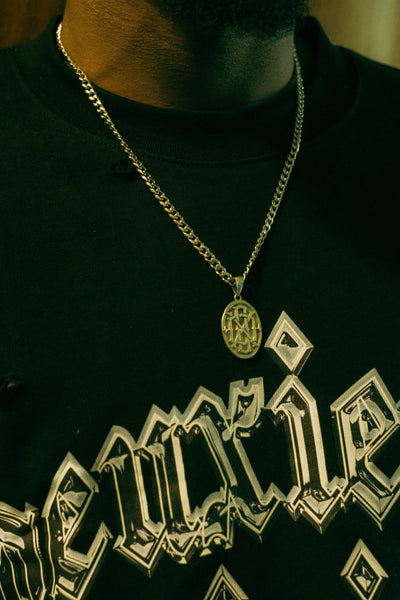 DXO X WILLIONSGOLD MONOGRAM NECKLACE