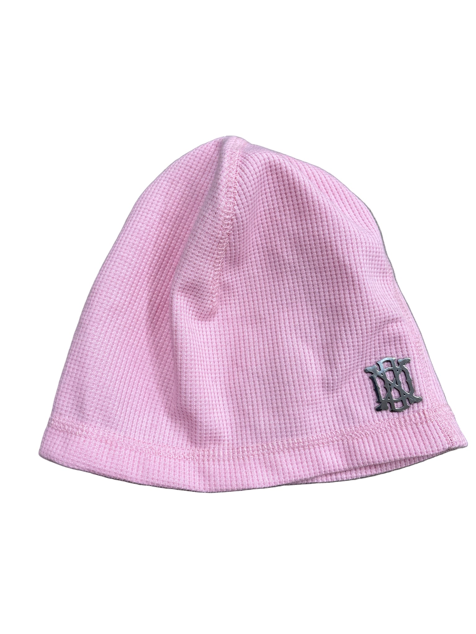 PINK WAFFLE BEANIE
