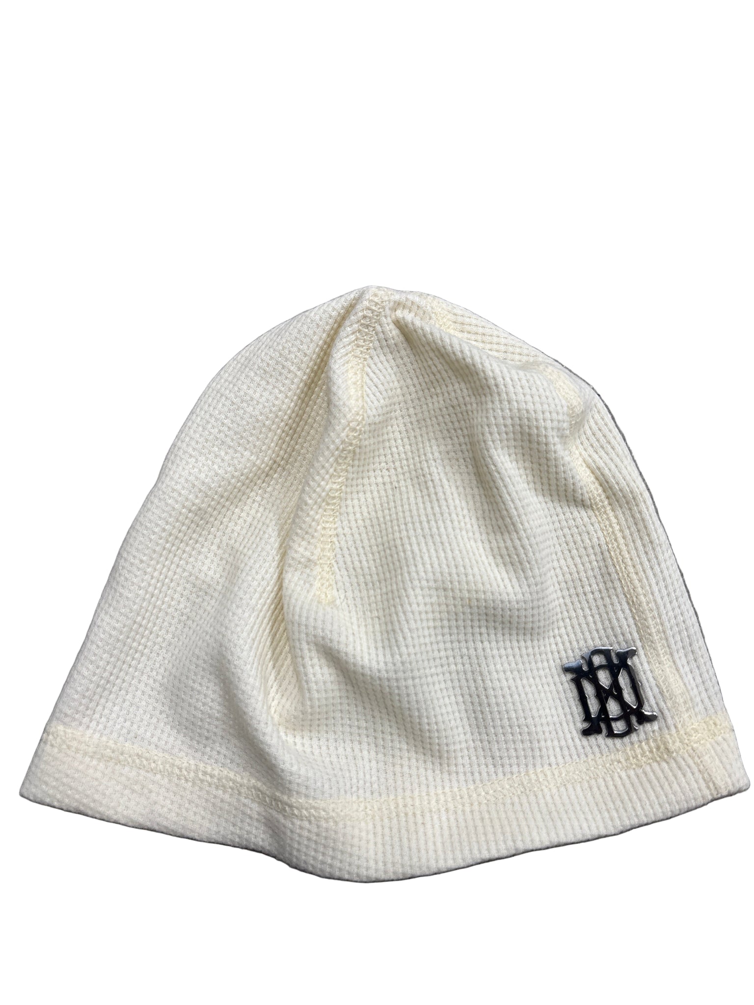 OFF WHITE WAFFLE BEANIE