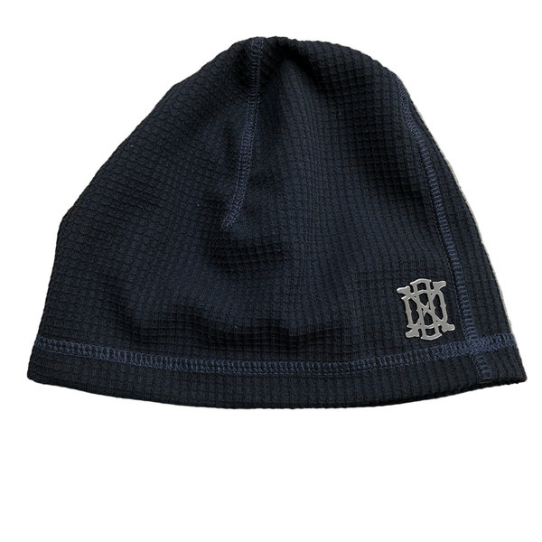 NAVY WAFFLE BEANIE
