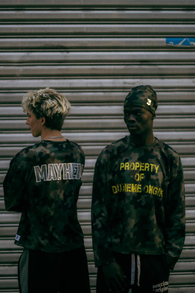 CAMO '' MAYHEM '' LONGSLEEVE