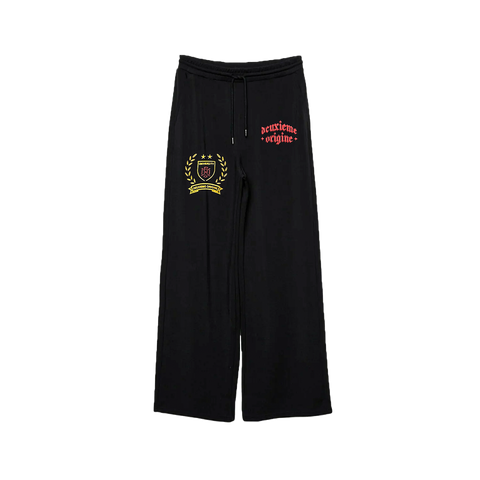 BLACK UNIVERSITY PANTS